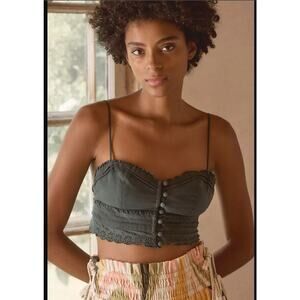 NWT Agua Bendita Ariel Crop Top - Medium